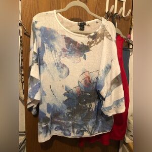 Vintage Carole Little Sublimation Floral Sweater- 152A $40 or $35 w/offer